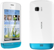 Nokia C5-03 white petrol blue (новинка)