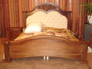 Эксклюзивная и элегантная кровать с тумбочками