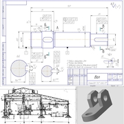 Выполнение чертежей любой сложности Компас, AutoCad