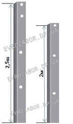  столбы под рабицу evrozabor.dp.ua