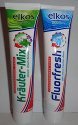 Зубная паста Elkos Krauter-Mix,  Elkos Fluorfresh,  это 3-ная защита 125