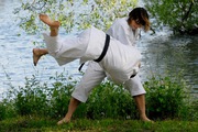 Тренировка. Обучение японскому боевому искусству.