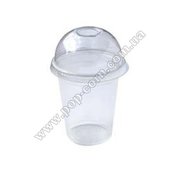 стакан пластиковый для слаша с крышкой-куполом