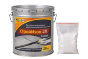 Битумно - каучуковая мастика ведро 20, 0 кг СтройИзол 2К ЭКОБИТ
