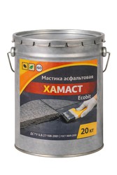 Мастика асфальтовая ХАМАСТ ЭКОБИТ ведро 20, 0 кг ДСТУ Б.В.2.7-108-2001 